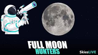 Full Hunter's Moon Tonight! FULL MOON LIVE! #fullmoon #telescope #huntersmoon Guide