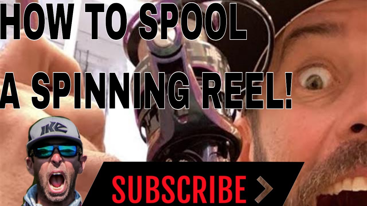 HOW TO SPOOL a SPINNING REEL with BRAID! - YouTube