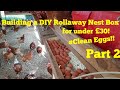 How to Build the BEST DIY ROLL AWAY CHICKEN NEST BOX for under £30! Part 2