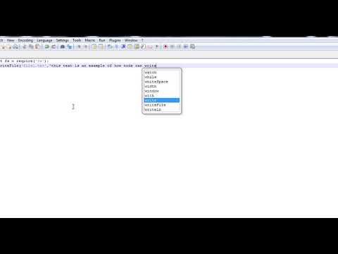 Node.js Write a text file with the console