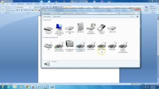 Windows 7 - how to set up a default printer Profile