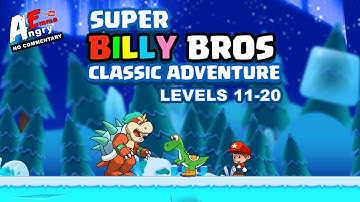 Super Billy Bros - Levels 11-20 + BOSS (Android Gameplay)