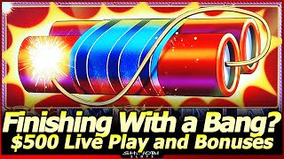 Finishing With a Bang? $500 Live Play with Free Games and Dynamite Bonuses in Eureka Reel Blast Slot screenshot 5