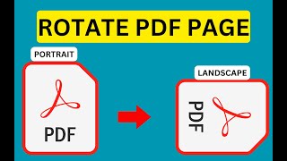 How to Change Page Orientation of a PDF File