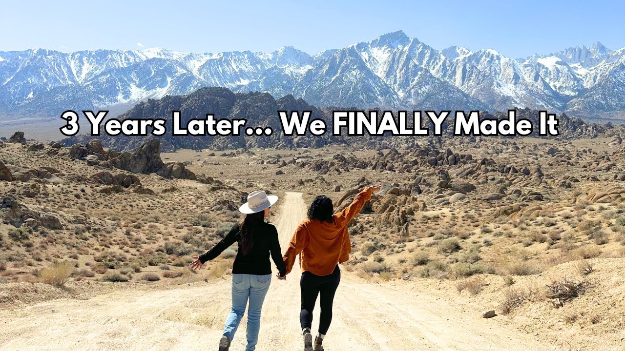3 Years Later… We FINALLY Made It to Alabama Hills! | Vanlife ...