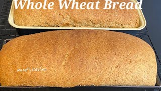 Whole Wheat Bread//Homemade Brown Bread🇬🇭 Recipe//@MasofsKitchen