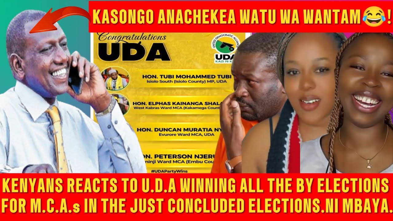 KENYANS REACT TO UDA WINNING ALL THE BY ELECTIONS FOR M.C.A.s IN THE JUST CONCLUDED ELECTIONS.