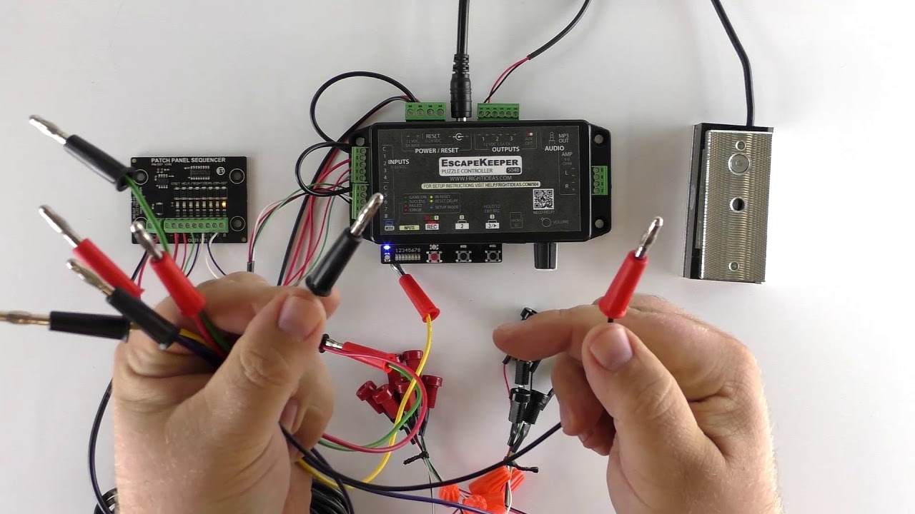 Patch Cabel Kit - Wire Connecting Escape Room Prop