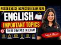PSSSB Excise Inspector Preparation | Excise Inspector English Classes | Imp Topics By Ankush Mam