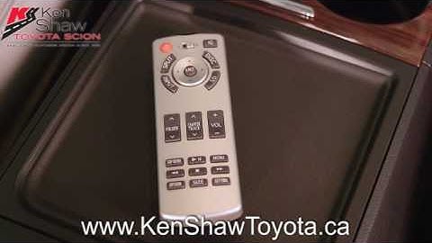 Know Your Toyota: Rear Entertainment Systems