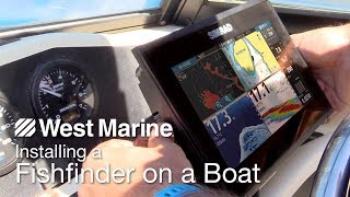 Installing a Simrad GO9 on an Arima Boat