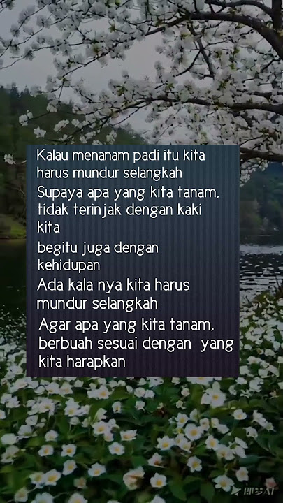Mundur Selangkah #katakatabijak #motivasidiri #katahatimotivasi