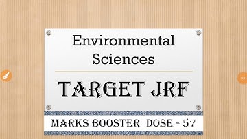 TARGET JRF | environmental sciences | best online classes for evs| mind mapping
