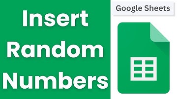 3 Ways to Insert Random Numbers in Google Sheets