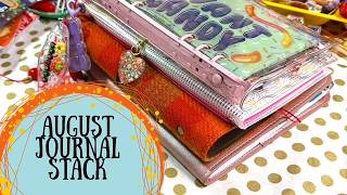 August Journal Stack