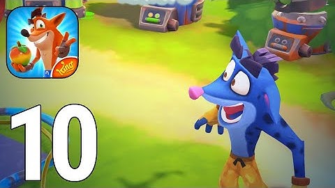 Crash Bandicoot: On the Run‪! Gameplay Walkthrough Part 10 - Blue Hyena Skin [iOS/Android Games]