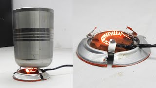 HOW TO MAKE SURVIVAL MINI STOVE EASILY AT HOME screenshot 5