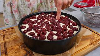 Der Berühmte Französische Käsekuchen In 5 Minuten Omas Geheimrezept Mit Kirschen
