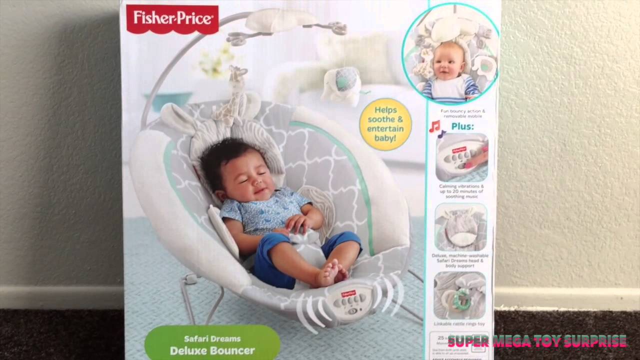 fisher price deluxe bouncer soothing savanna