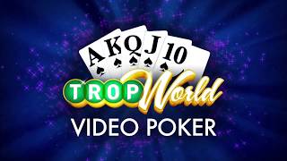 TropWorld Video Poker screenshot 1