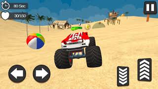 Uphill Monster Truck Racing 2018: Offroad Driving - Gameplay Android game screenshot 4