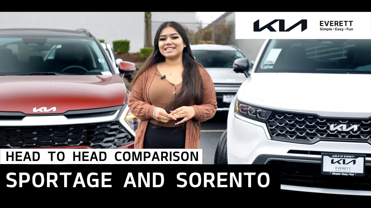 2023 Kia Sportage vs. Sorento