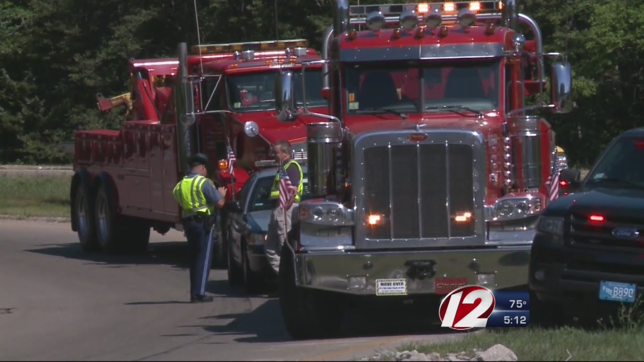 I-95 Ramp Reopens After Dump Truck Rollover In Mansfield - YouTube