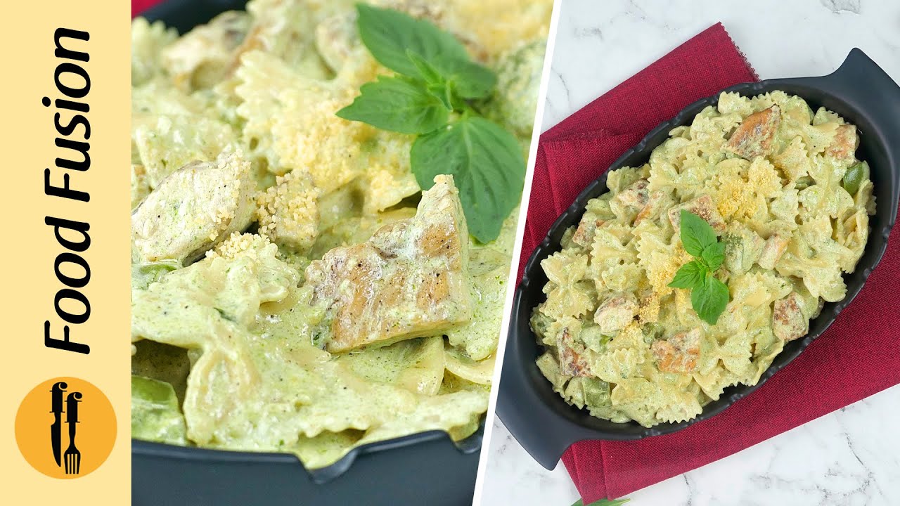 Chicken Pesto Pasta Recipe By Food Fusion