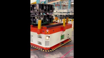 Aotto Heavy-Duty Trackless Transfer Cart: Supports line navigation and omnidirectional movement.