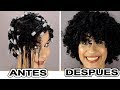 Rutina para Rizar el Cabello en TRANSICION (actulizada)