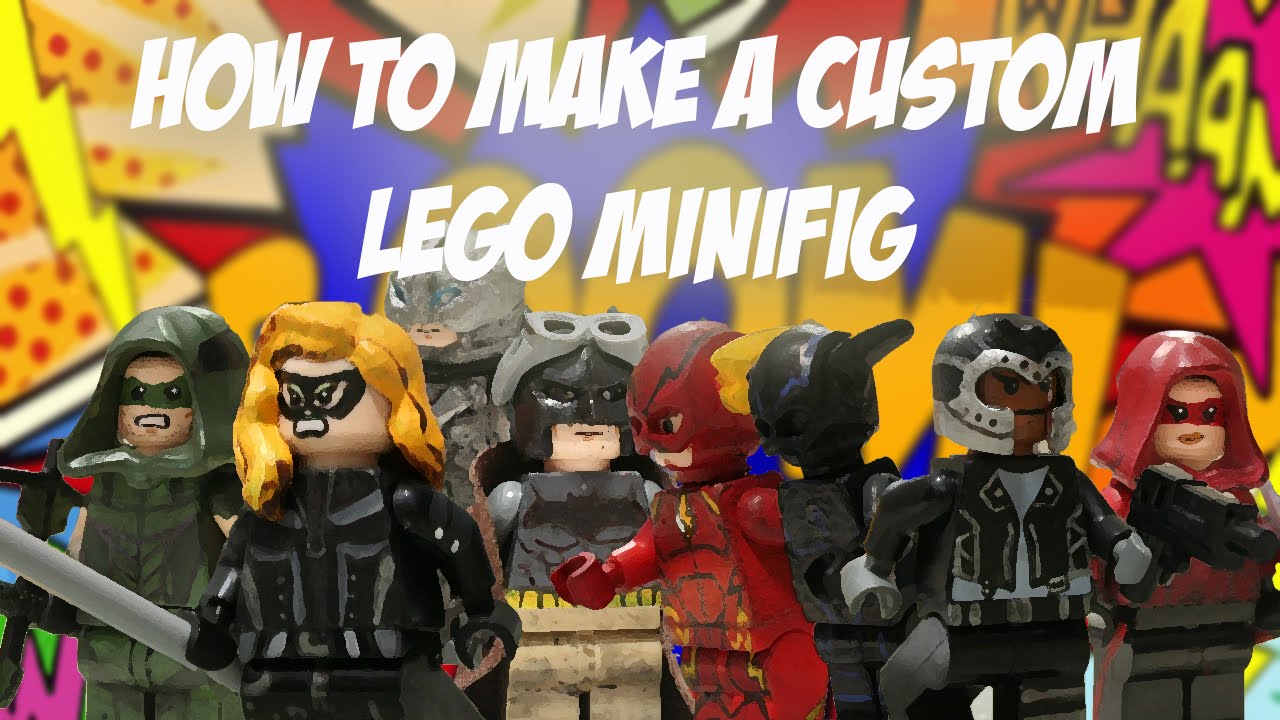 How To Make Your Own LEGO Custom Minifig! Tutorial - YouTube