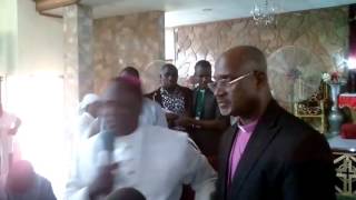 The Archbishop Of Lccn Most Rev Dr Nemuel Babba Introducing Archbishop Elect Rt Rev Dr Musa Filibus