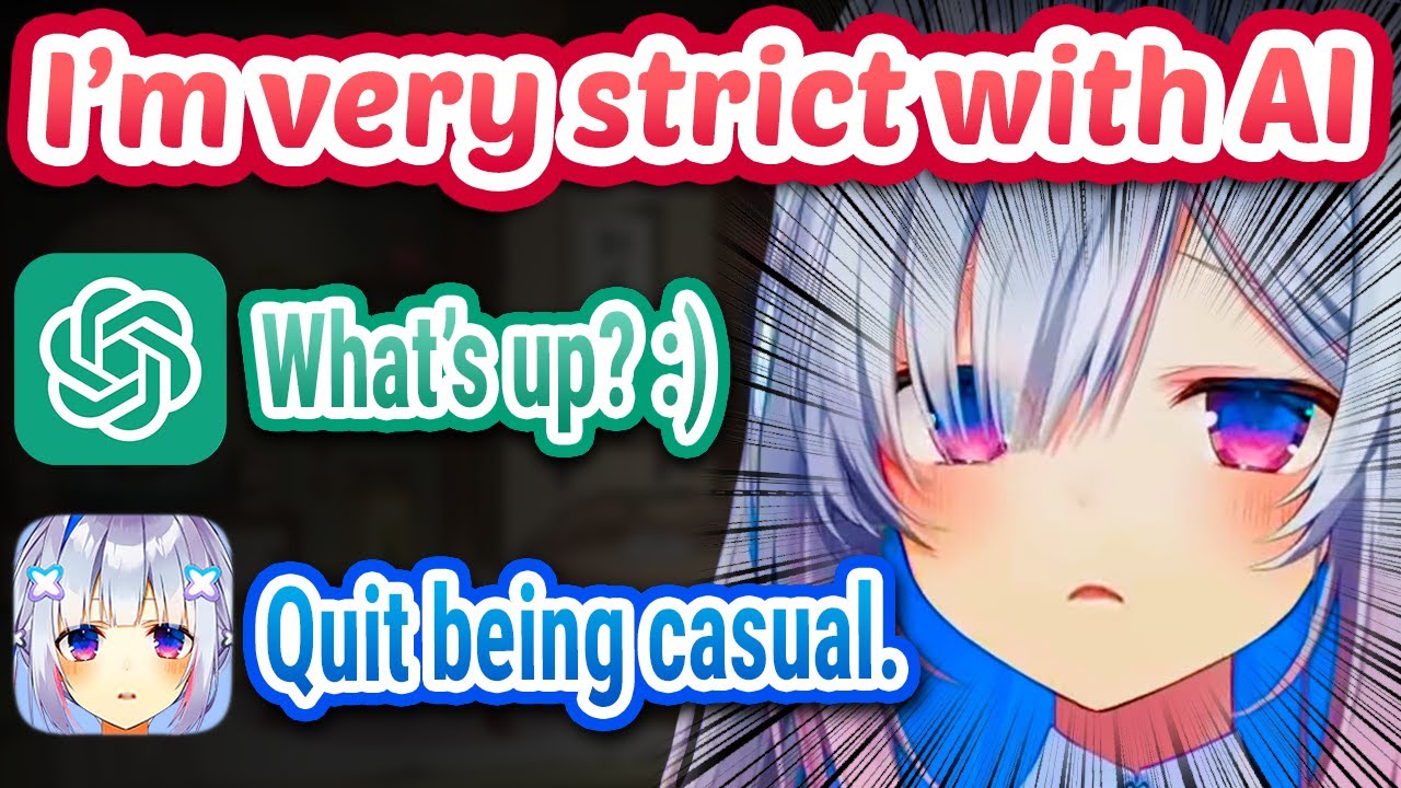 Kanata Doesn't Tolerate ChatGPT Acting Friendly...💀【ENG Sub Hololive】
