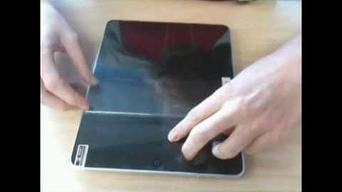 How to install OpticClear protector for the iPad.mp4