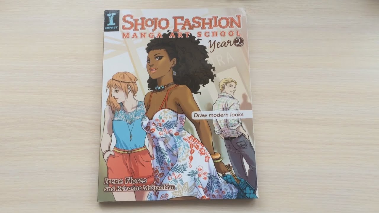 Книга  | Shojo Fashion. Manga Art School. Year 2 | Быстрый обзор | Книга по рисованию Манги