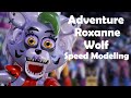 Speed Modeling | FNaF | Adventure Roxanne Wolf ( Blender )