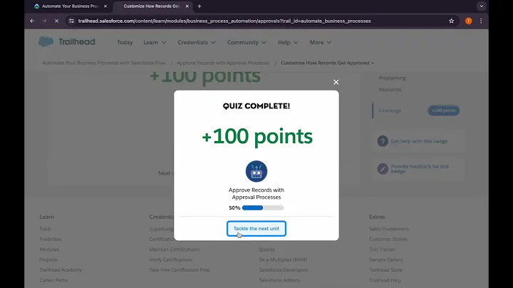 Approve Records with Approval Processes | Challenge 1 & 2