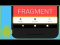 BottomNavigationView with Fragments - Android Studio Tutorial