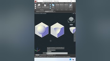 AutoCAD 3D - Operaciones booleanas (Unión, diferencia e intersección)