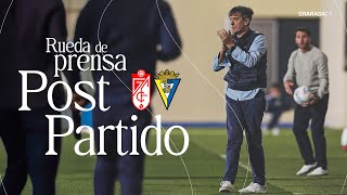 🎙️ PACHETA | Rueda de prensa post-partido #GranadaCádiz