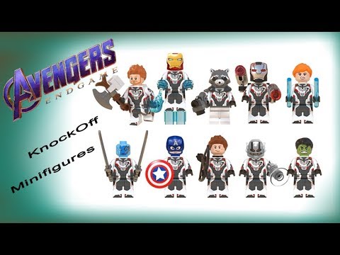 Lego Marvel Avengers Endgame with Quantum Realm suit Knockoff Minifigures by WM