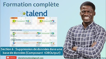 Suppression de données dans une base de données (Composant tDBOutput)  – Talend Data Integration #16