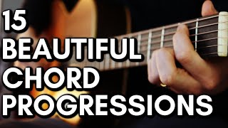 Video thumbnail of "15 Beautiful Chord Progressions for BEGINNERS"