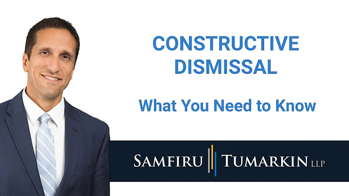 Constructive Dismissal in Ontario and British Columbia
