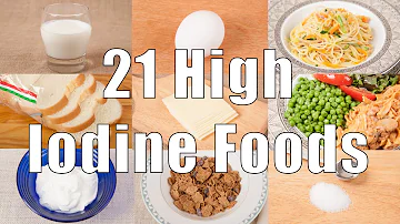 What foods are high in iodine?