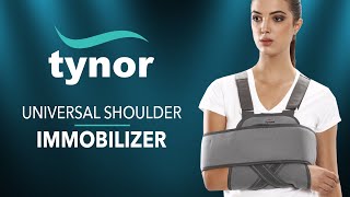 How to wear Tynor Universal Shoulder immobilizer for complete&secure immobilization of the shoulder