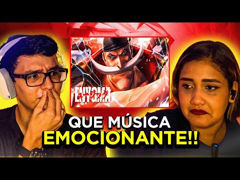 QUE MÚSICA EMOCIONANTE! O One Piece Existe! | Barba Branca (One Piece) | Enygma - ÁLVARO&MANU REACT