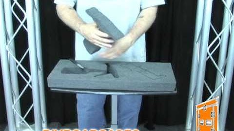 DIY Road Cases ® Custom Foam Cutting