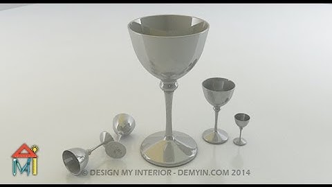 Glass of drink Modelling using 3Ds Max Very fast - Very easy - Very Cool way [HD] Video