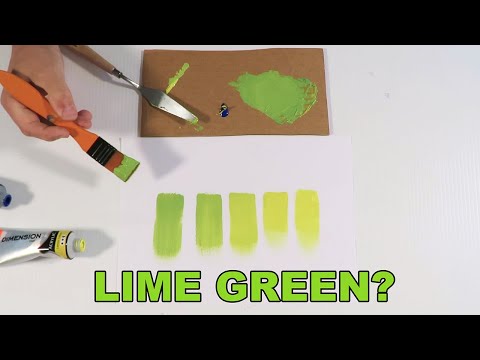 How To Make Lime Green With Primary Colors With Variations
